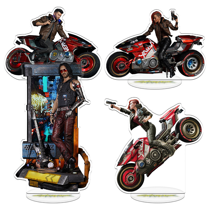 Anime Merchandise Figures - Cyberpunk 2077 V Oyun Ürünleri Standı