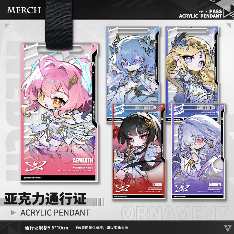 Anime Merchandise Bag - Oyun Wuthering Waves Aemeath The Shorekeeper