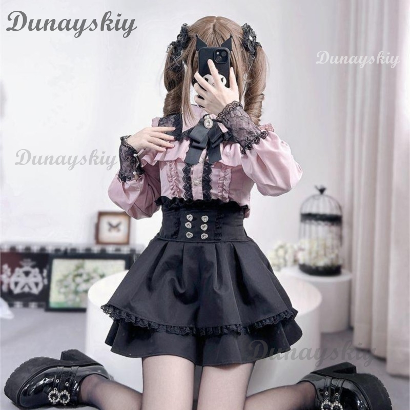 Anime Girl Merchandise - Jirai Kei Lolita Kıyafet Kızlar Uzun