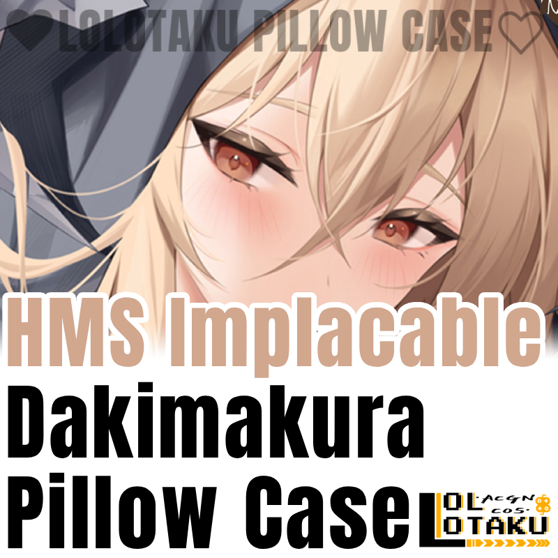 Body Pillow Cover - HMS Implacable Dakimakura Azur Lane Yastık