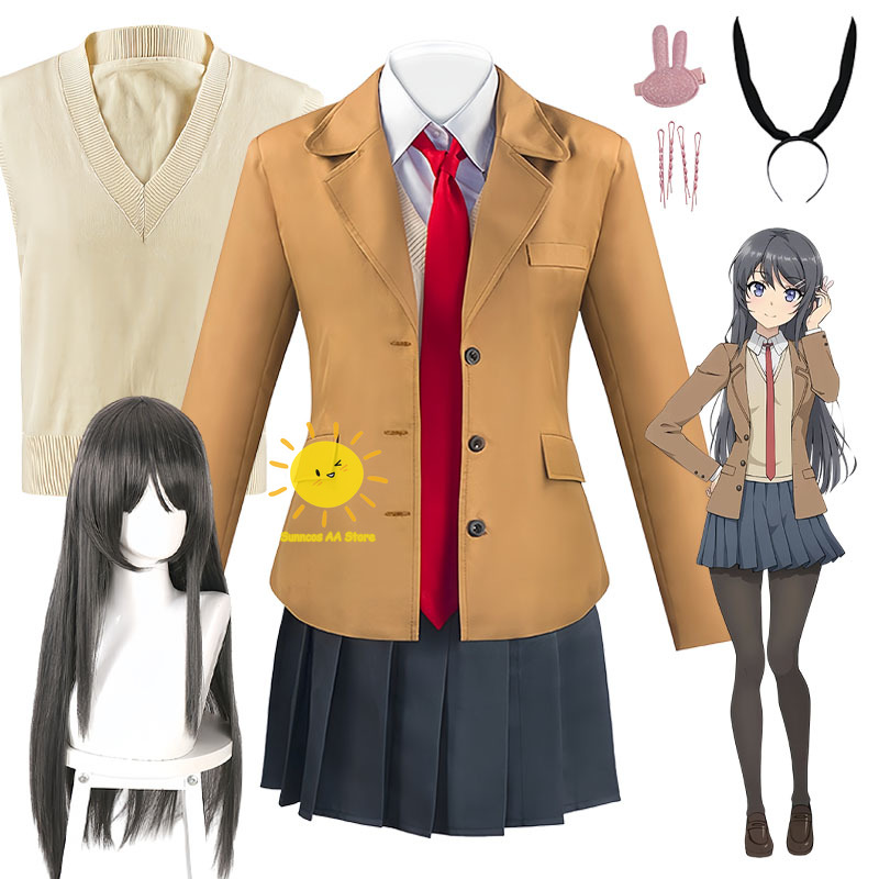 Anime Girl Merchandise - Anime Sakurajima Mai Cosplay Rascal Tavşan