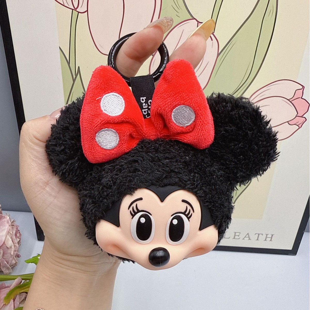 Anime Merchandise Figures - Mickey Minnie Peluş Bebek Anahtarlık Sevimli