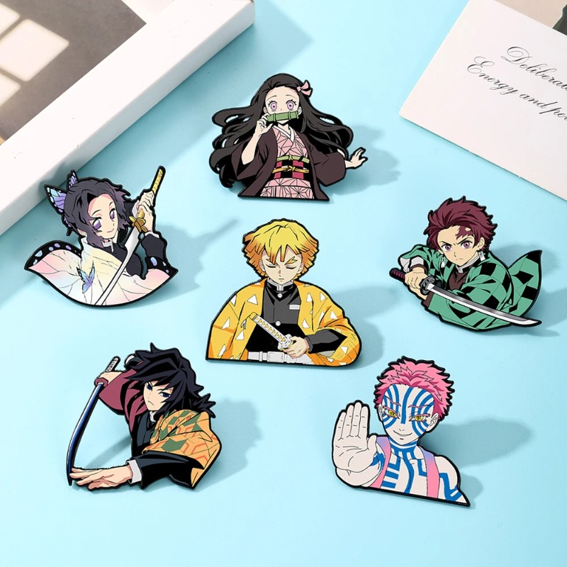 Anime Merchandise Bag - 6 adet iblis avcısı Kimetsu hiçbir