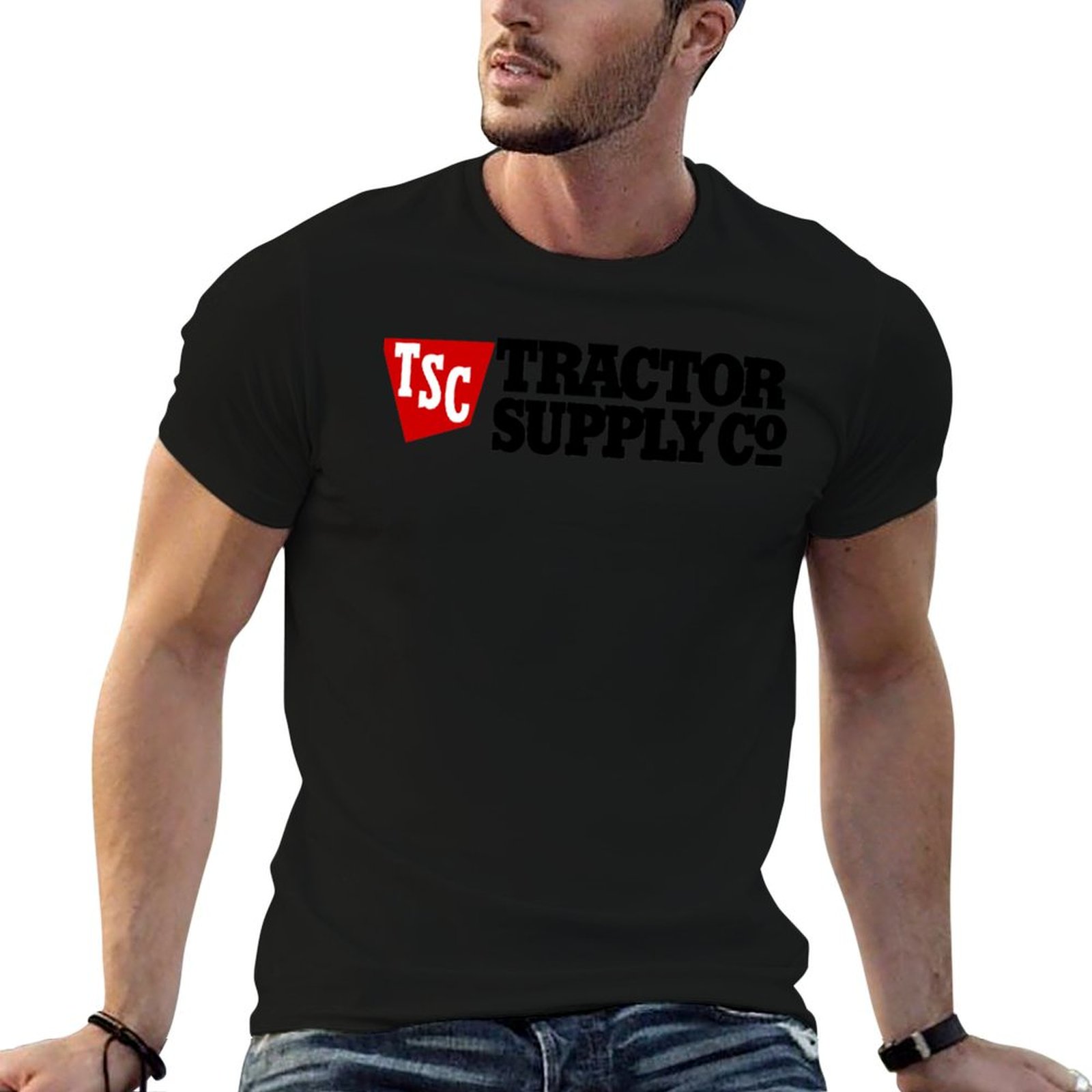 Anime Merchandise T Shirt - Traktör Tedarik TSC Logosu Ürünleri T-Shirt