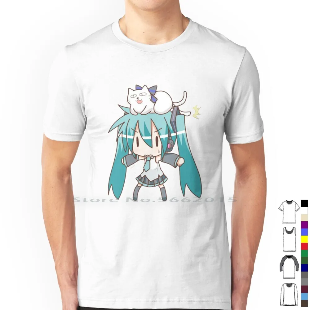 Anime Girl Merchandise - 100% T Shirt % pamuk Kawaii