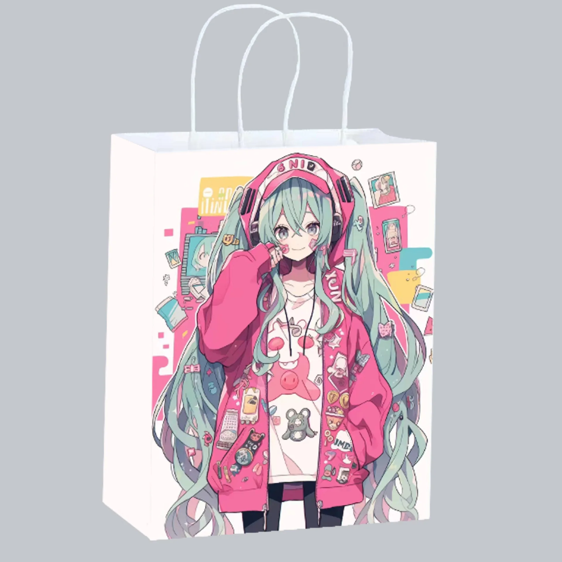 Sevimli Anime Hatsune Miku Kağ - Anime Merchandise Bag incelemesi ve fiyatı