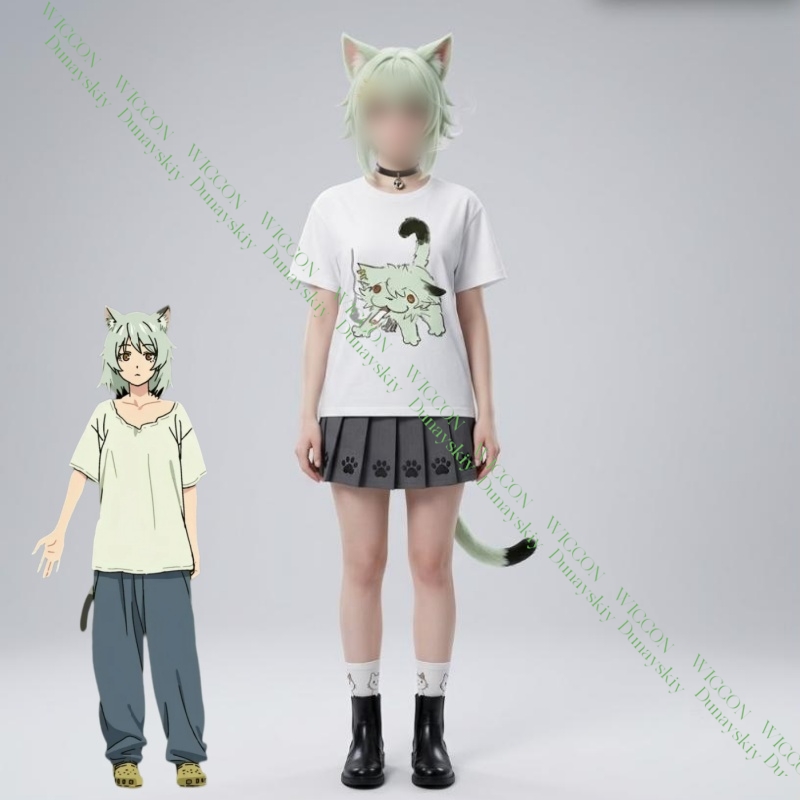Chainsmoker Cat Yaniko Satou S - Anime Merchandise T Shirt incelemesi ve fiyatı