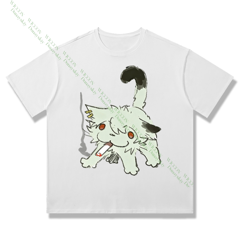 Chainsmoker Cat Yaniko Satou S - Anime Merchandise T Shirt incelemesi ve fiyatı