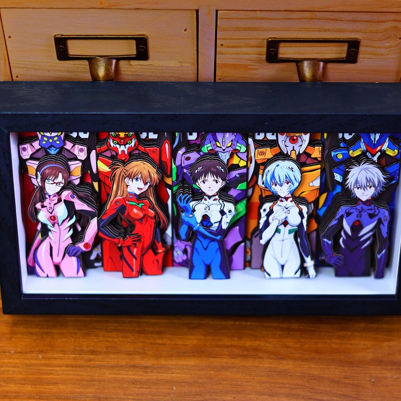 Yaratıcı EVA 3D Kağıt Boyama S - Evangelion Anime Merchandise incelemesi ve fiyatı