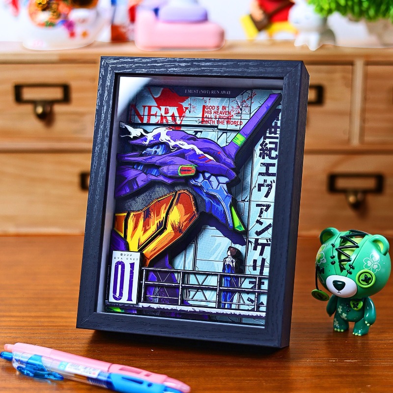 Yaratıcı EVA 3D Kağıt Boyama S - Evangelion Anime Merchandise incelemesi ve fiyatı