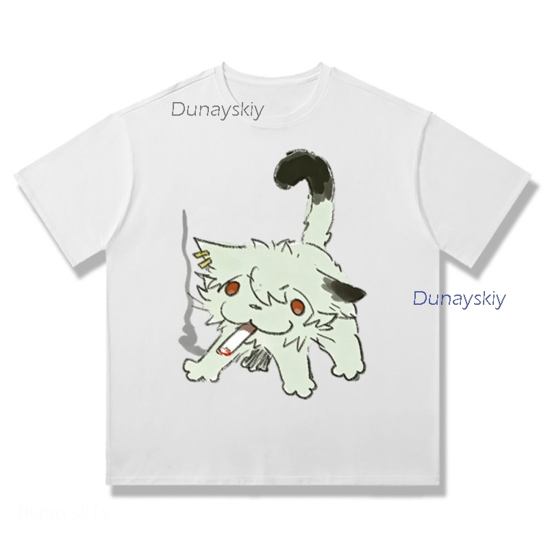 YesOk Chainsmoker Kedi Yaniko  - Anime Merchandise T Shirt incelemesi ve fiyatı