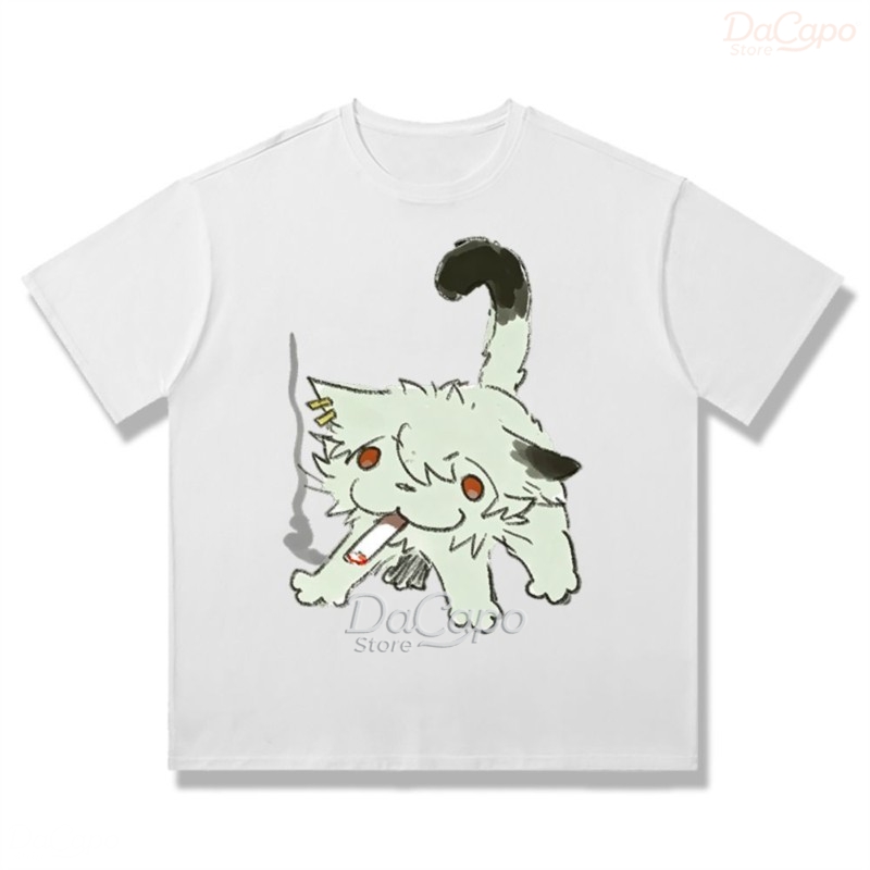 Chainsmoker Kedi Yaniko Satou  - Anime Merchandise T Shirt incelemesi ve fiyatı