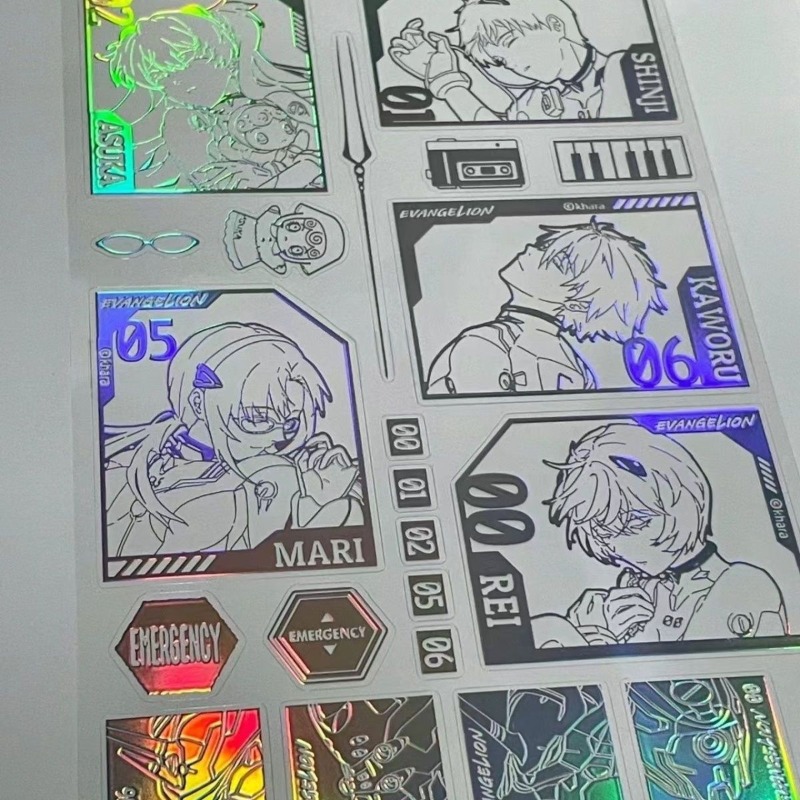 EVA Lazer Çıkartması Shinji Re - Evangelion Anime Merchandise incelemesi ve fiyatı